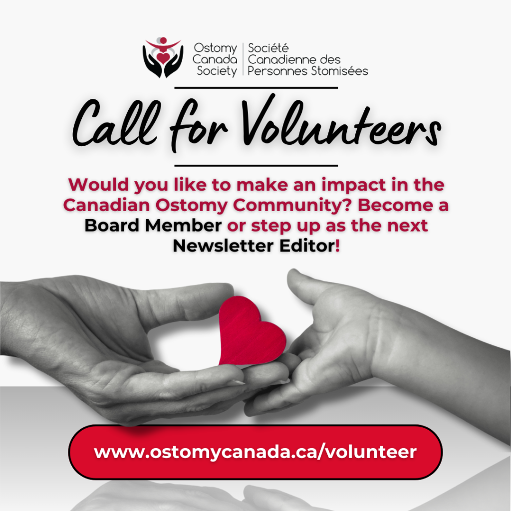 Volunteers Needed for Ostomy Canada