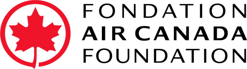 Air Canada Foundation logo: red maple leaf inside a circle, with the text "FONDATION AIR CANADA FOUNDATION" to the right.