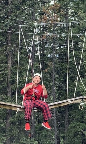 sunnie high ropes banner